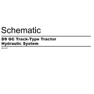 EN CAT Track Type Tractor D9 GC Hydraulic System  Schematic Manual - PDF DOWNLOAD