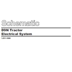 EN CAT Track Type Tractor D9N Electrical System  Schematic Manual - PDF DOWNLOAD