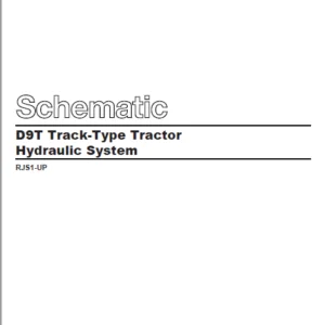EN CAT Track Type Tractor D9T Hydraulic System  Schematic Manual - PDF DOWNLOAD