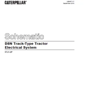 EN Cat D8N Track-Type Tractor Electrical System Schematic Manual - PDF DOWNLOAD