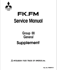 1992 1993 1994 1995 Mitsubishi Fuso Truck FK FM Series Service Manual - PDF DOWNLOAD