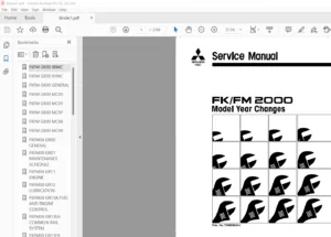 2008 Mitsubishi Fuso FK FM Series Truck Service Manual - PDF DOWNLOAD