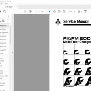 2008 Mitsubishi Fuso FK FM Series Truck Service Manual - PDF DOWNLOAD