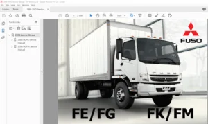 2008 Mitsubishi Fuso Truck FE FG FK FM Series Service Manual - PDF DOWNLOAD