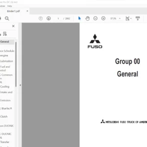 2012 – 2016 Mitsubishi FUSO FE FG Factory Repair Service Manual - PDF DOWNLOAD