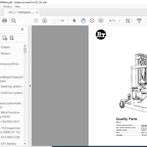 BT FR 2.7 Quality Parts Manual - PDF DOWNLOAD