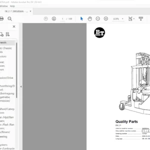 BT FR 2.7 Quality Parts Manual - PDF DOWNLOAD