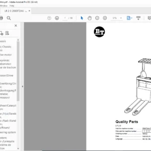 BT LR 2.0 Quality Parts Manual - PDF DOWNLOAD
