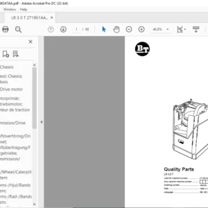 BT LR 3.0 T Quality Parts Manual - PDF DOWNLOAD