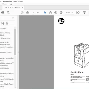 BT LR 3.0 T Quality Parts Manual - PDF DOWNLOAD