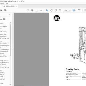 BT LSF 1250/11 Quality Parts Manual - PDF DOWNLOAD