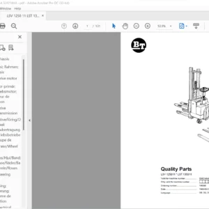 BT LSV 1250/11 LST 1350/11 Quality Parts Manual - PDF DOWNLOAD