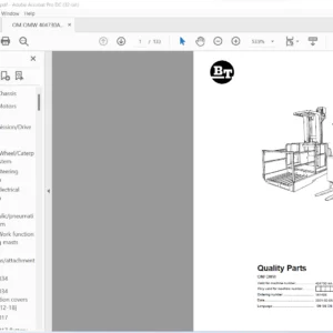 BT OM /OMW Quality Parts Manual - PDF DOWNLOAD