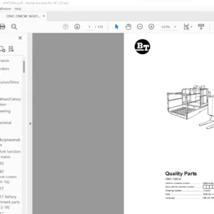 BT OMC OMCW Quality Parts Manual - PDF DOWNLOAD