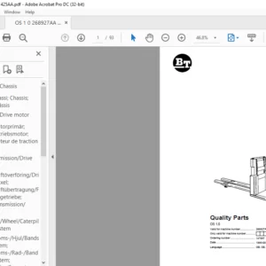 BT OS 1.0 Quality Parts Manual - PDF DOWNLOAD