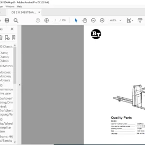 BT OS 2.0 Quality Parts Manual - PDF DOWNLOAD