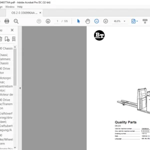 BT OS 2.0 Quality Parts Manual - PDF DOWNLOAD