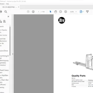 BT OS 3.0 Quality Parts Manual - PDF DOWNLOAD