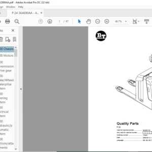 BT P 24 Quality Parts Manual - PDF DOWNLOAD