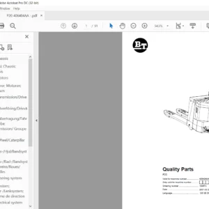 BT P20 Quality Parts Manual - PDF DOWNLOAD