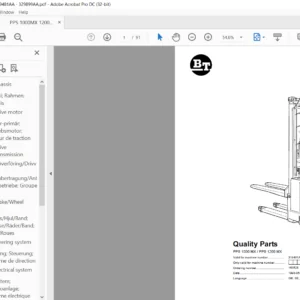 BT PPS 1000 MX  PPS 1200 MX Quality Parts Manual - PDF DOWNLOAD