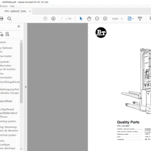 BT PPS 1200 MXF Quality Parts Manual - PDF DOWNLOAD