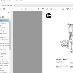 BT PPS 1200 MXF Quality Parts Manual - PDF DOWNLOAD