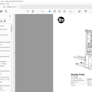 BT PPS 1200MXF Quality Parts Manual - PDF DOWNLOAD