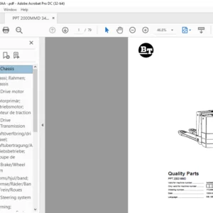 BT PPT 2000 MMD Quality Parts Manual - PDF DOWNLOAD