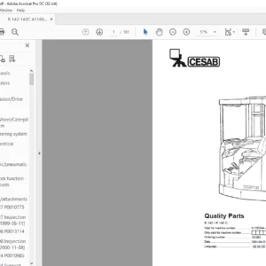 BT R 140 / R 140 C Quality Parts Manual- PDF DOWNLOAD
