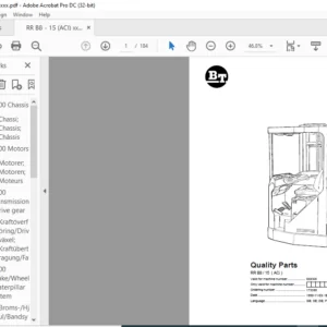 BT RR B8 15 ( ACi ) Quality Parts Manual - PDF DOWNLOAD