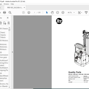 BT RRE180 RRE180C RRE180E RRE180EC Quality Parts Manual - PDF DOWNLOAD