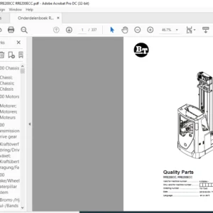 BT RRE200CC RRE200ECC Quality Parts Manual - PDF DOWNLOAD