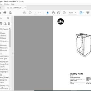BT SL 2.0 Quality Parts Manual - PDF DOWNLOAD