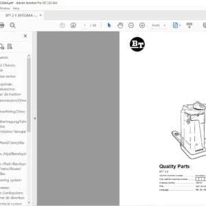 BT SPT 2.0 Quality Parts Manual - PDF DOWNLOAD
