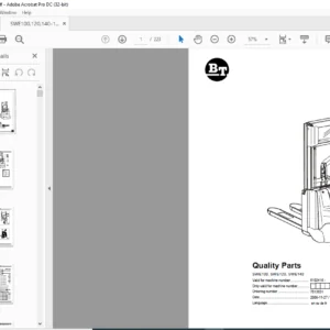 BT SWE100 SWE120 SWE140 Quality Parts Manual - PDF DOWNLOAD