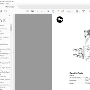 BT SWE120L Quality Parts Manual - PDF DOWNLOAD