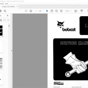 Bobcat 1213 Service Manual 6570156 (6-85) - PDF DOWNLOAD