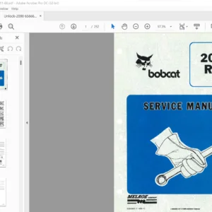 Bobcat 2000 RTF Service Manual 6566662 (11-88)-1C - PDF DOWNLOAD