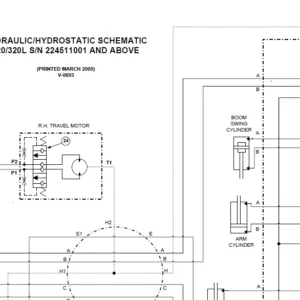 Bobcat 320/ 230L 320/320L Wiring Electrical Schematic + Hydraulic/Hydrostatic Schematic Manual - PDF DOWNLOAD