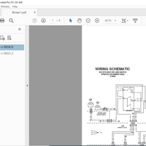 Bobcat 323 Wiring Electrical Schematic + Hydraulic/Hydrostatic Schematic Manual  - PDF DOWNLOAD