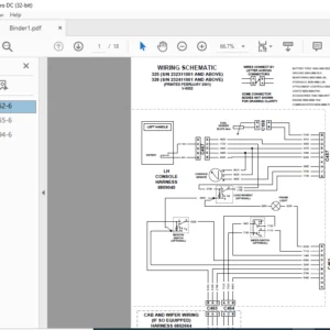 Bobcat 325 328 Wiring Electrical Schematic + Hydraulic/Hydrostatic Schematic Manual - PDF DOWNLOAD
