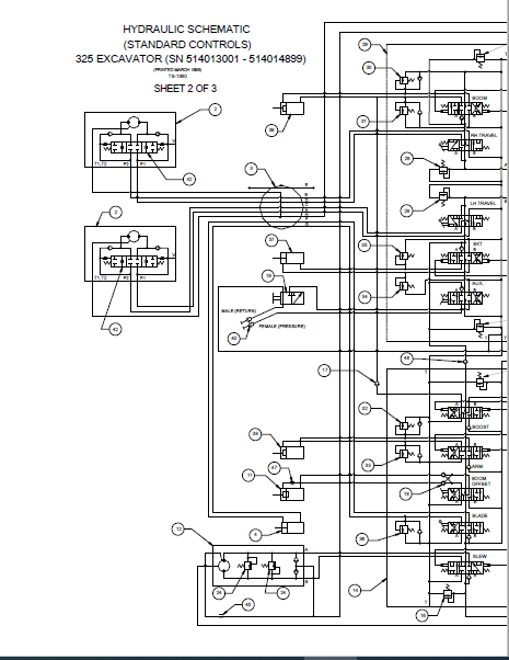 Bobcat 331 Hydraulic Schematic