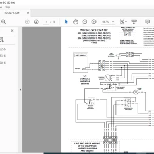 Bobcat 331 331E 334 Wiring Electrical Schematic + Hydraulic/Hydrostatic Schematic Manual