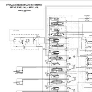 Bobcat 335  Wiring Electrical Schematic + Hydraulic/Hydrostatic Schematic Manual - PDF DOWNLOAD