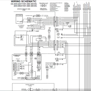Bobcat 335 Wiring Electrical Schematic + Hydraulic/Hydrostatic Schematic Manual - PDF DOWNLOAD