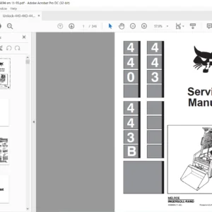 Bobcat 440 443 443B Service Manual 6566694 (11–95) - PDF DOWNLOAD