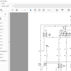 Bobcat 442 Excavator Wiring Electrical Schematic + Hydraulic/Hydrostatic Schematic Manual - PDF DOWNLOAD