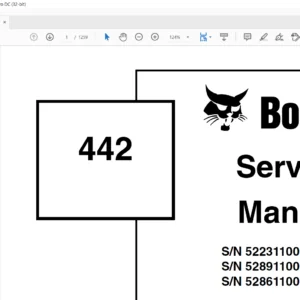Bobcat 442 Service Manual 6901801 (5-10) - PDF DOWNLOAD