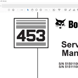 Bobcat 453 Service Manual 6900363 (5–97) - PDF DOWNLOAD